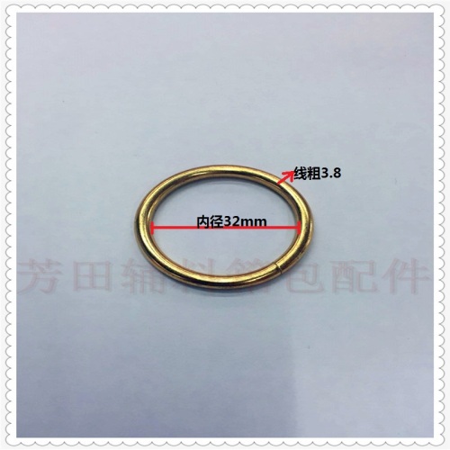 32 Inner Diameter Imitation Gold Hanging Plated Iron Wire Iron Wire Circle
