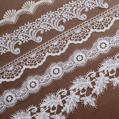 Guipure Chemical Lace Trimming, Water Soluble Lace Trim