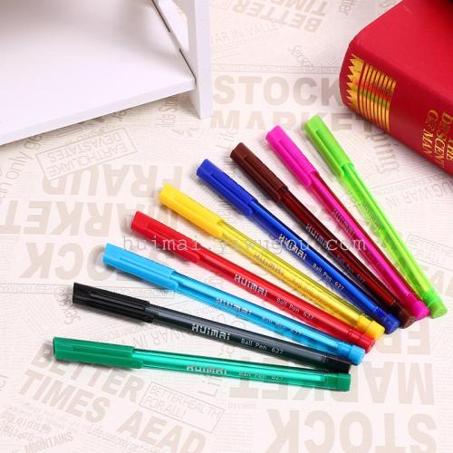 manufacturer triangle pen holder 6 10 12 color ballpoint pen student color ballpoint pen snap bag