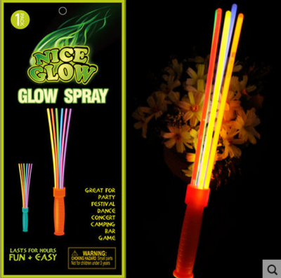 Glow shop stick spray