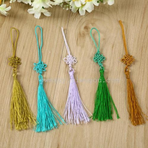 factory direct color classic chinese knot jade string tassel hanging ornament multi-color optional
