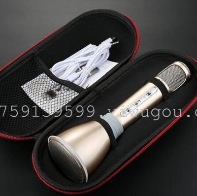 Microphone wireless Bluetooth microphone network god wheat palm ktv.