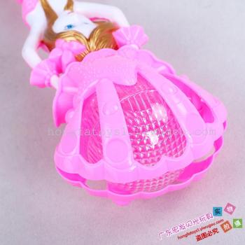 发光美人鱼棒闪光音乐魔仙棒儿童宝宝女孩玩具