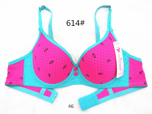 South American Bra New Women‘s Underwear New Products in Stock Small Cup Printed Bra