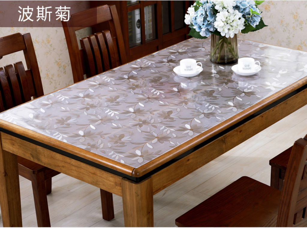 pvc防水桌布防烫软玻璃餐桌垫可以用在实木桌上吗…… 有的桌子有