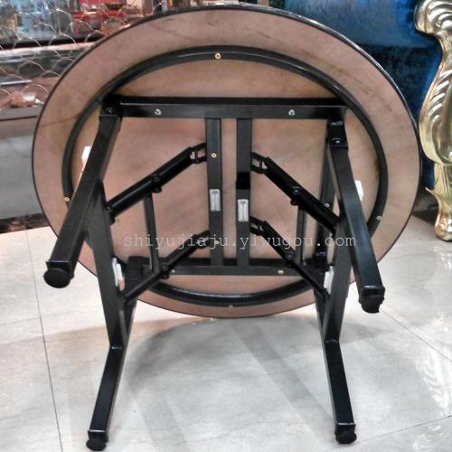 Fujian Xiamen Star Hotel Banquet Dining Table and Chair Banquet Folding round Table Box Combination Table