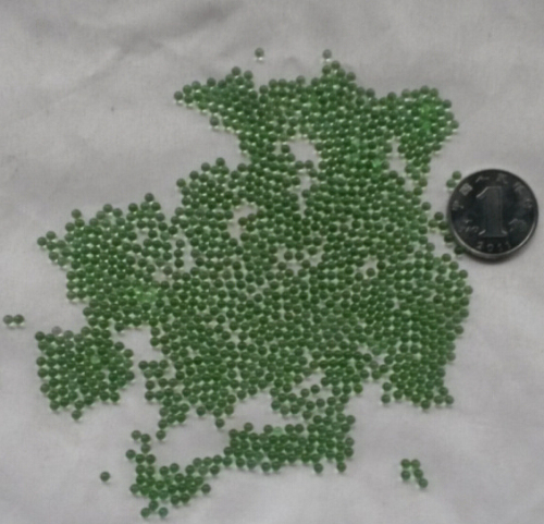 free shipping 1000 pieces 3.5mm green transparent glass microbeads 3.5mm high precision valve ball