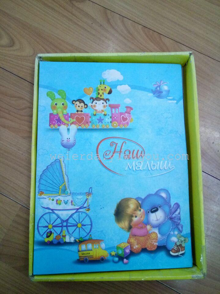 俄文中号创意精品相册6寸108张纪念影集