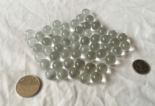 free shipping 100 pieces 13mm transparent glass marbles 13mm solid ball fish tank decoration
