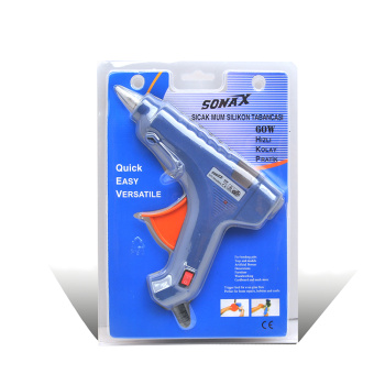 60W 蓝色 电热枪 热溶胶枪 全塑封带开关