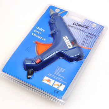 60W 蓝色 电热枪 热溶胶枪 全塑封带开关