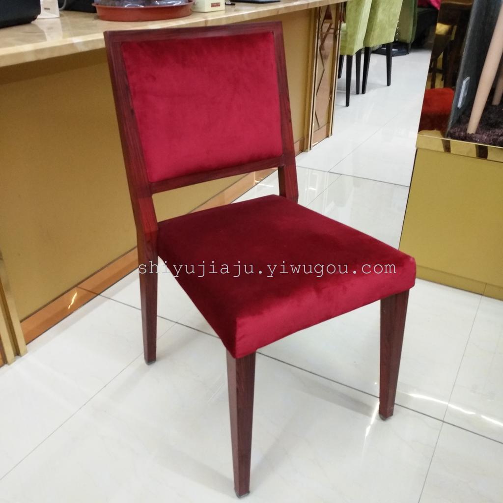 南京无锡酒店早餐厅桌椅 茶餐厅餐椅 休闲餐厅仿木椅