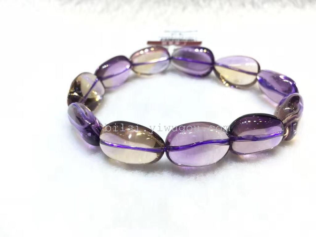 Supply Bela Jewelry Double Color Natural Ametrine Bracelet Bela Jewelry Double Color Natural Ametrine Bracelet