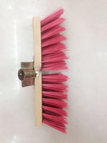 factory direct sales red plastic wire floor brush