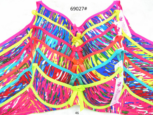 new camouflage girl cup spot bra foreign trade printed thin cup women‘s underwear yiwu bra cross-border wholesalers