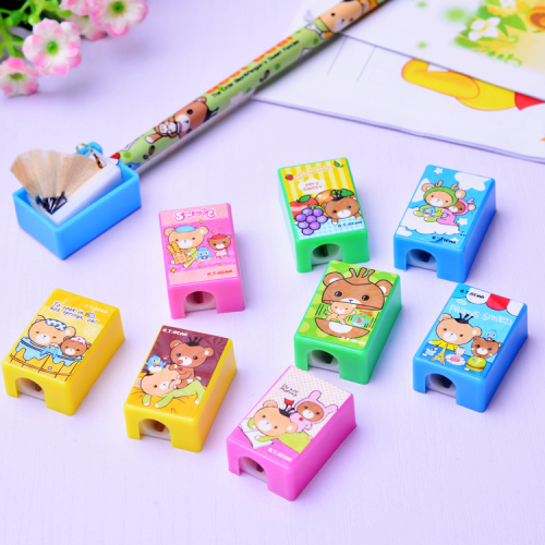Rectangular Pencil Sharpener Pencil Shapper Office Student Supplies Stationery Wholesale