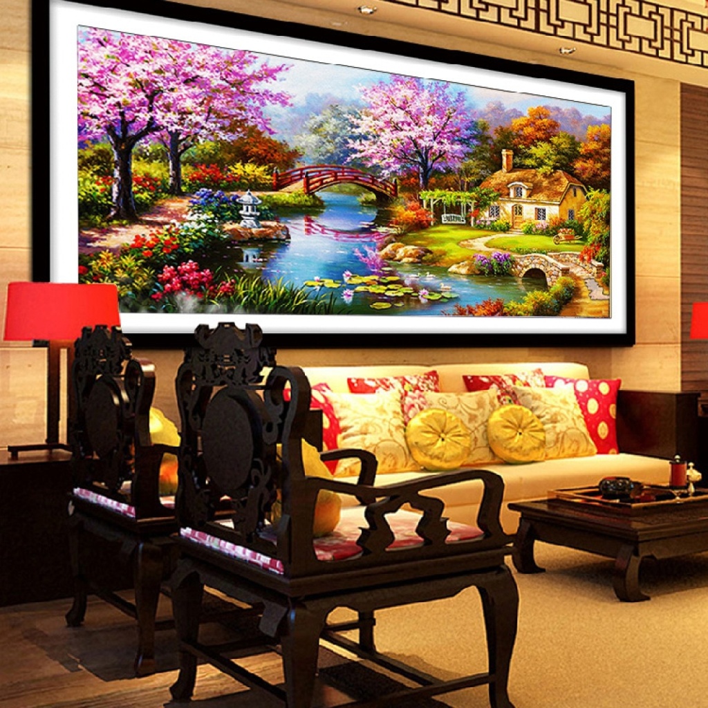 新款滿鉆歐式客廳花園小屋夢幻家園鉆石十字繡點鉆粘鉆風景鉆石畫_風景520 新款滿鉆歐式客廳花園小屋夢幻家園鉆石十字繡點鉆粘鉆風景鉆石畫