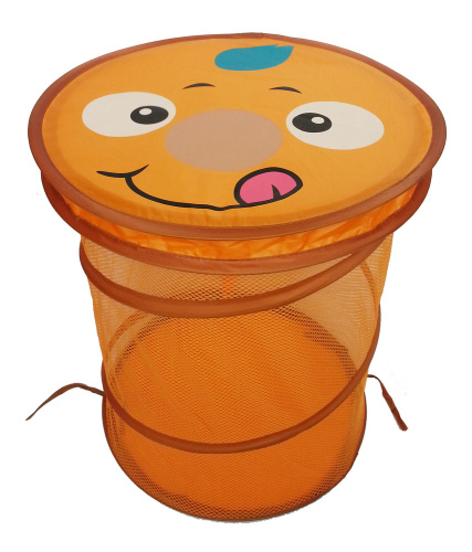 Cartoon Mesh Bucket Toy Basket Laundry Basket Laundry Basket Storage Bucket Trash Can Factory Direct 