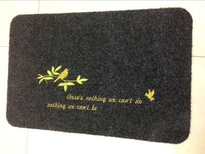 TPR Dally Dally Dally embroidered mat door mat anti-skid mat floor mat anti-skid pad pad