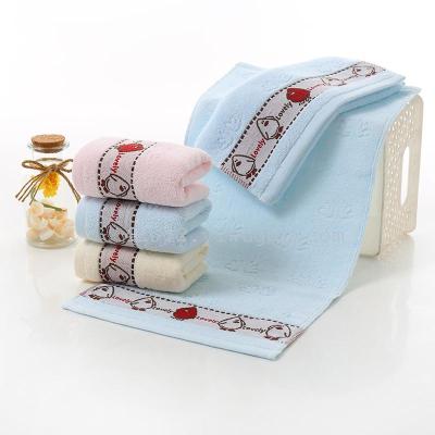 Cartoon baby towel baby face mask cotton new skin - friendly children 's towel