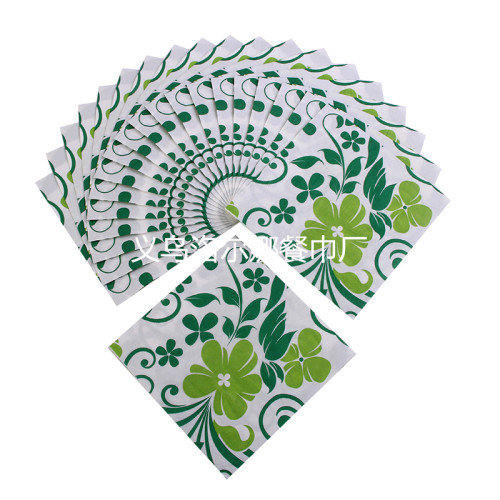 Printing Napkin Color Napkin Placemat Disposable Napkin Household Paper Customized