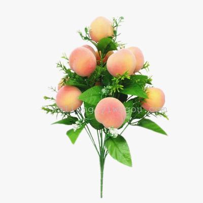 Factory direct simulation of fruit flower bouquets the interior decoration supplies 10 peaches