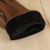 Autumn and winter women's leather gloves warm and fluffy touch screen gloves.