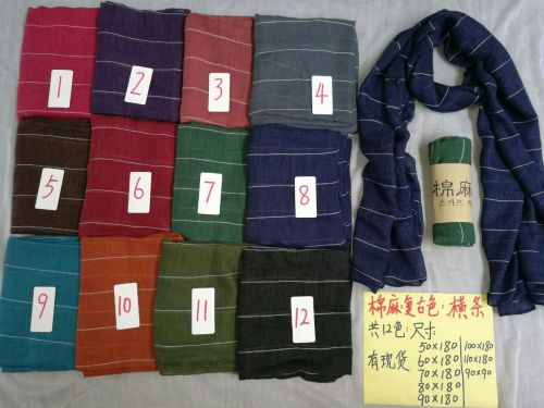 new 6535tr Vintage Yarn-Dyed Horizontal Fashion Scarf S