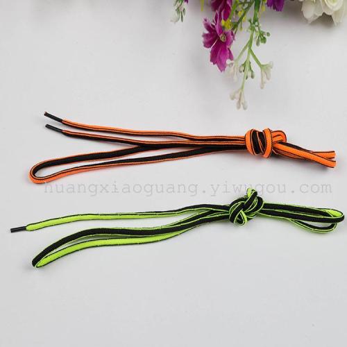 Factory Direct Sales High Quality Textile Accessories Two-Color Semicircle Belt Shoelaces