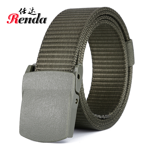 Anti-Allergy Belt Canvas Belt Woven Canvas Belt Outdoor Leisure Nylon Waistband Belt Wholesale