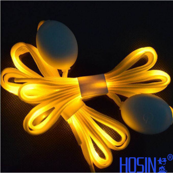 百搭夜光休闲鞋荧光发光创意运动帆布鞋反光鞋带批发