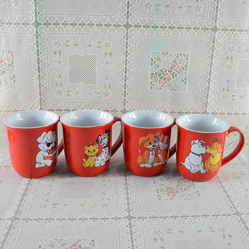 日用卡通斑点狗 动物  水杯 咖啡杯