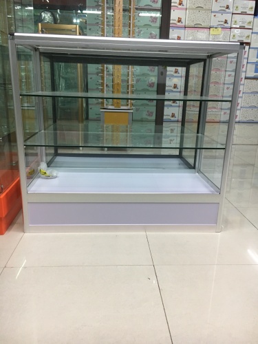 Large Rounded Counter， Jewelry Display Counter， Glass Counter， mobile Counter