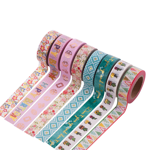gilding and paper tape decorative label sticker diy color tape 15mm × 10m