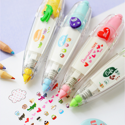 Creative Stationery Press Type Lace Correction Tape Press Type Cute Decoration Tape Wholesale