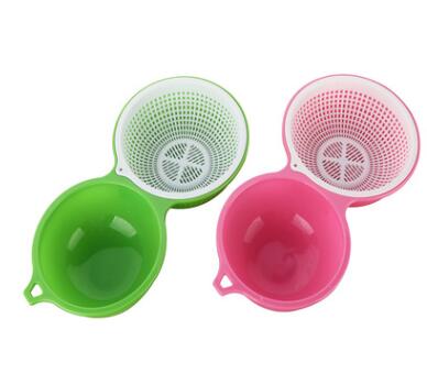 Kitchen dual-purpose vegetable washing basket, household fruit basin, Xinyi Amazon bestseller, in stock pic 2