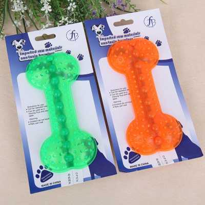 Leaky feeder dog chew toys and bones shape pet toys