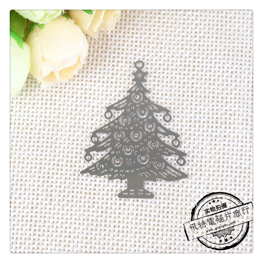 树形小吊片纯银花片小树平面吊片