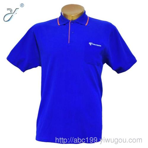 Factory Gift Advertising Shirt Casual T-shirt Solid Color Printed Polo Business Shirt