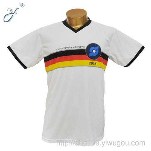 customized sports t-shirt manufacturer gift advertising shirt casual t-shirt v jersey