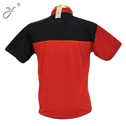 Factory Wholesale Custom Advertising Leisure Activities Promotion Polo Shirt Contrast Color Woven Logo