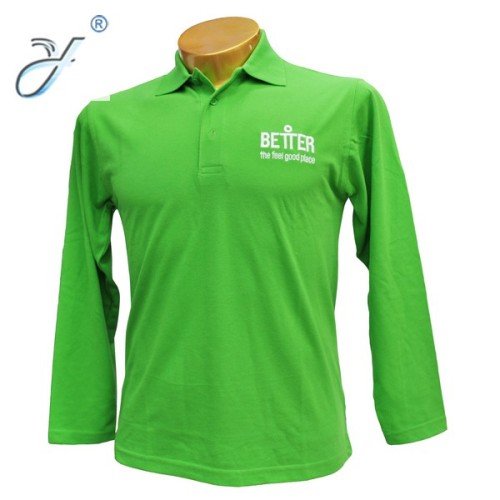factory wholesale custom activities leisure sports high-end embroidery logopolo shirt long sleeve