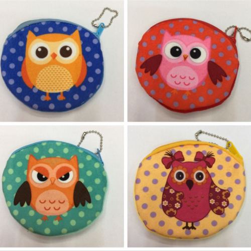 spot special for stall wholesale night market stall coin purse printing bag 3d wallet 10cm owl