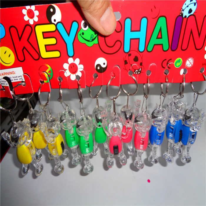 儿童玩具美人猴钥匙扣灯 活动赠品LED钥匙扣小夜灯 发光货源直销详情2