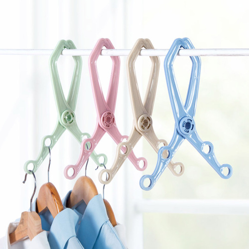 Clip-on Hook Hanger Clothes Storage Rack Multifunctional Clip Drying Rack Windproof Clothes Rack