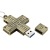 Metal cross U copper gold Pangu USB3.0 can be optional