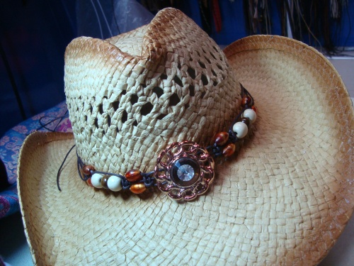 Handmade Woven Cowboy Hat with Boutique Fashion Western Cowboy Hat