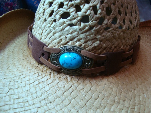 pure hand-woven cowboy hat with boutique fashion western cowboy hat belt