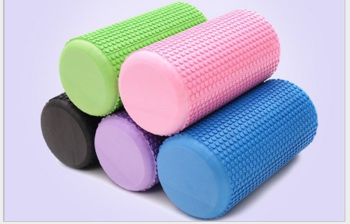 foam shaft yoga column solid eva floating-point muscle relaxation fitness stick wolf tooth roller massage shaft roller