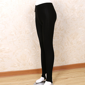 薄款外穿踩脚打底裤 女士九分光泽裤 紧身弹力